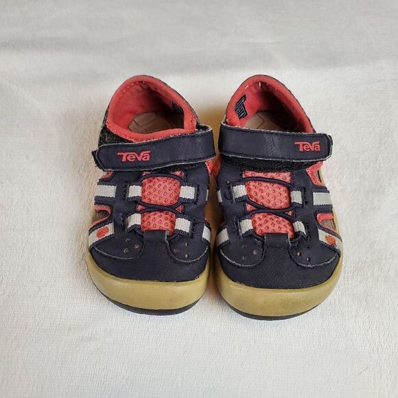 Teva Non-marking Baby Boys Sandals Size 4&5 - Picture 1 of 8